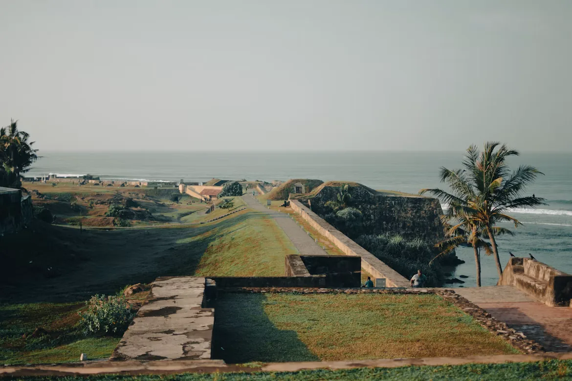 Galle harbour on Sri Lanka's south coast