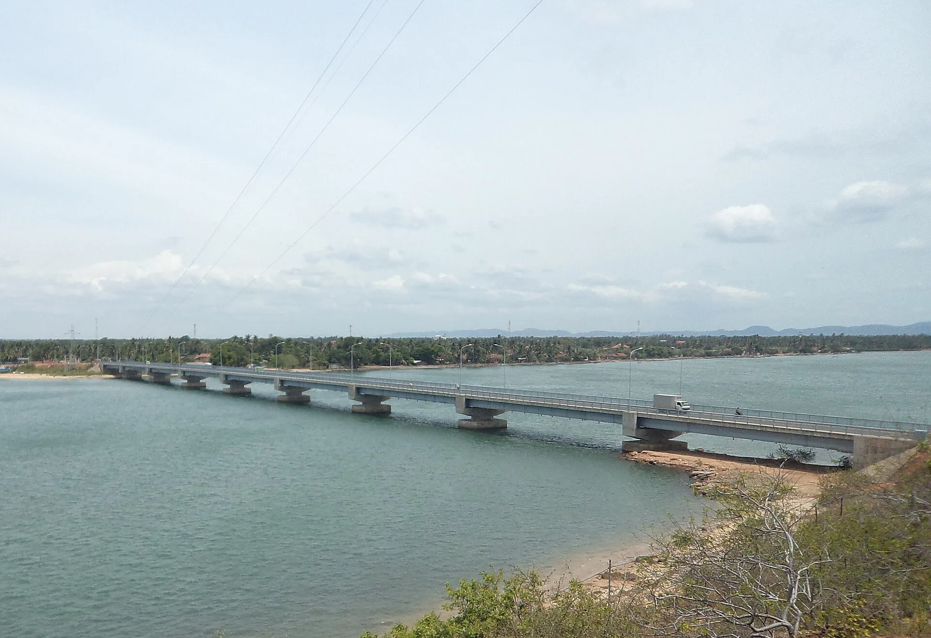 Kinniya Bridge near Trincomalee, Sri Lanka