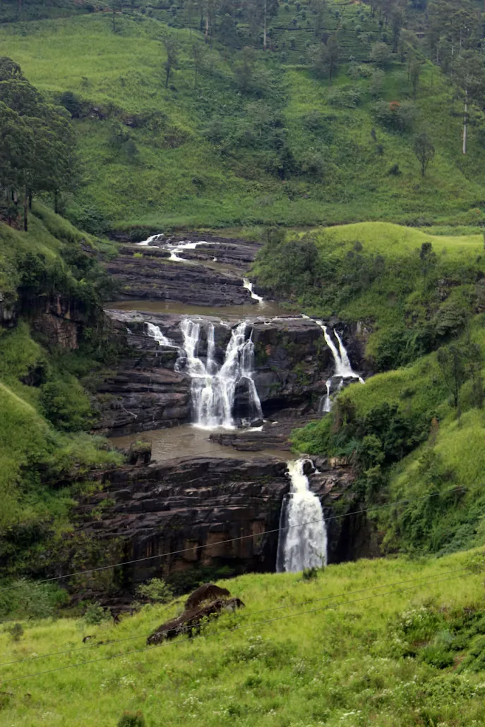 Waterfall in the Nuwara Eliya highlands
