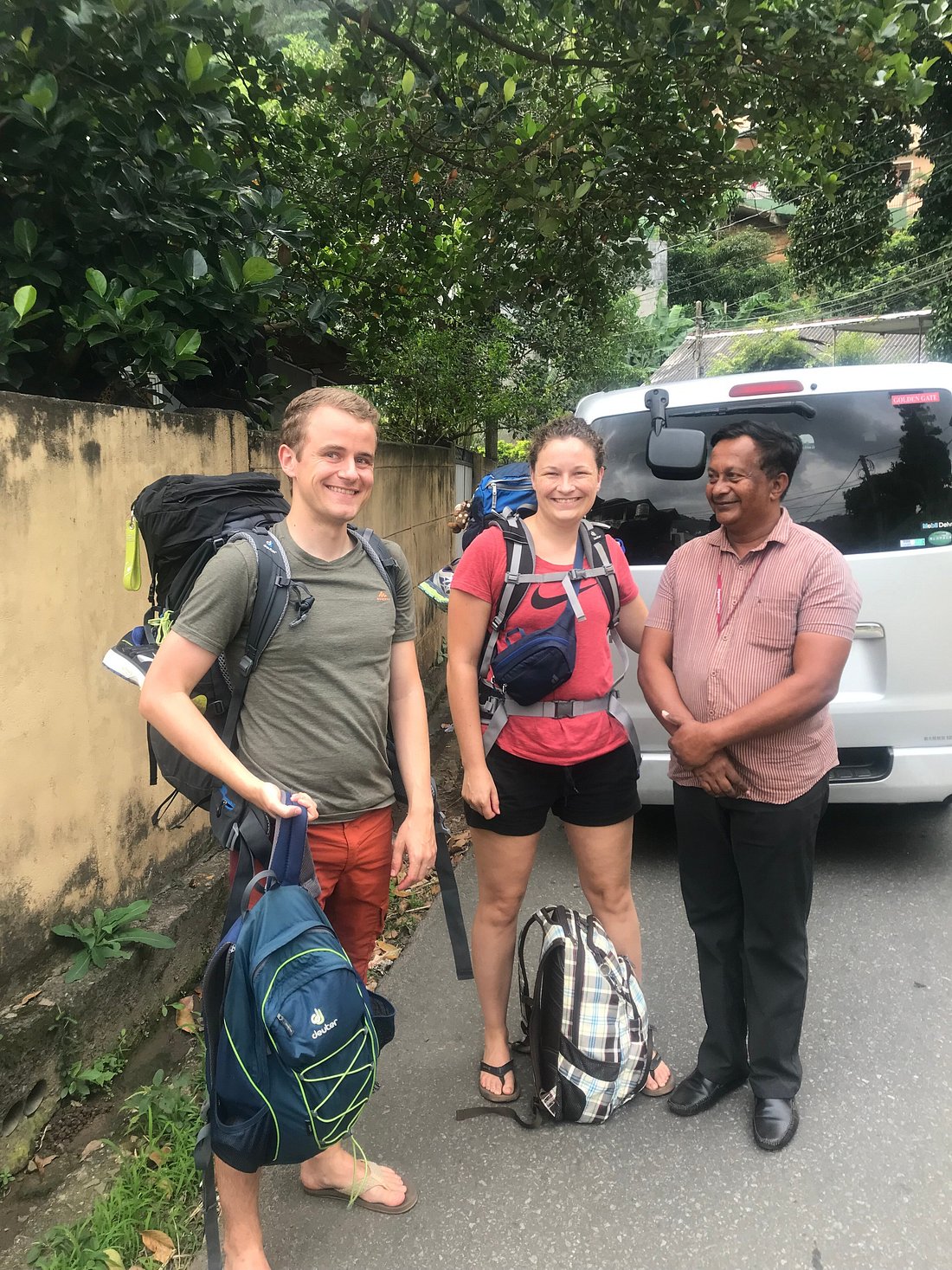 Private chauffeur welcoming travellers in Sri Lanka