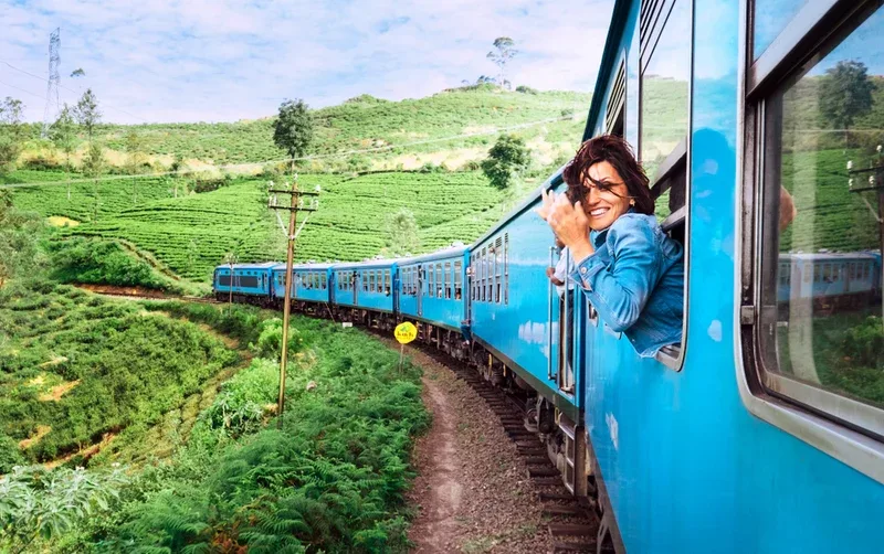 Sri Lanka scenic train